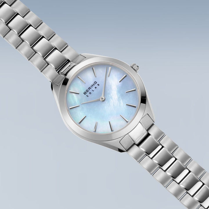 Bering Montre Montre à énergie solaire Bering Classic Bleu 31mm 17331-707