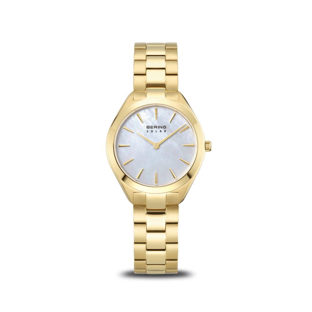 Bering Montre Montre à énergie solaire Bering Classic Or 31mm 17331-734