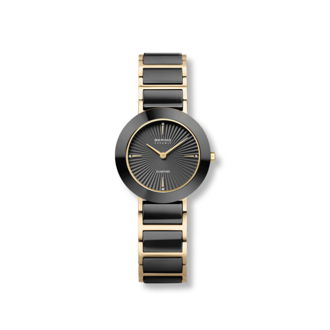 Montre Bering Ceramique 29mm 11429 732 Bering Montre Acier inoxydable plaqué or jaune 11429-732 Montre Bering Ceramique Noire 29mm 11429-732 | Mathieu Blanchard Mathieu Blanchard Joaillerie