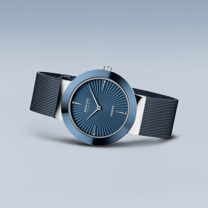Montre Bering Ceramique 35mm 11435 307 Bering Montre Acier inoxydable plaqué bleu 11435-307 Montre Bering Ceramique Noire 35mm 11435-132 | Mathieu Blanchard Mathieu Blanchard Joaillerie