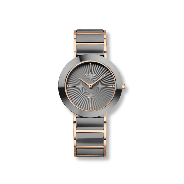 Montre Bering Ceramique Gris 35mm 11435 768 Bering Montre Acier inoxydable plaqué or rose 11435-768 Montre Bering Ceramic Gris 35mm 11435-768 | Dépositaire officiel Bering Canada Mathieu Blanchard Joaillerie
