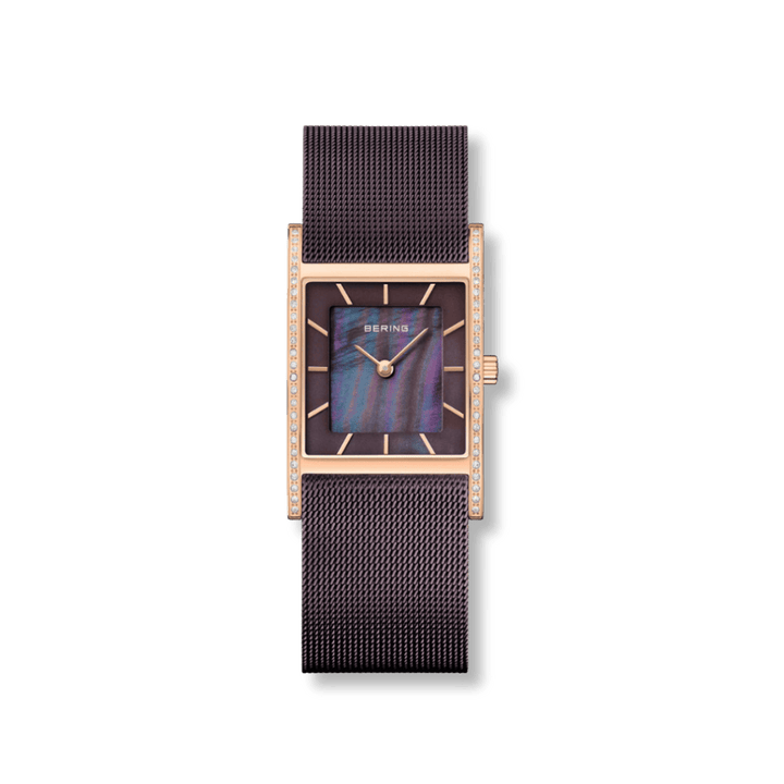 Montre Bering Classic Rectangulaire 26mm 10426 262 S Bering Montre Acier inoxydable plaqué or rose 10426-262-S Montre Bering Classic Rectangulaire 26mm 10426-262-S | Dépositaire officiel Bering Canada Mathieu Blanchard Joaillerie