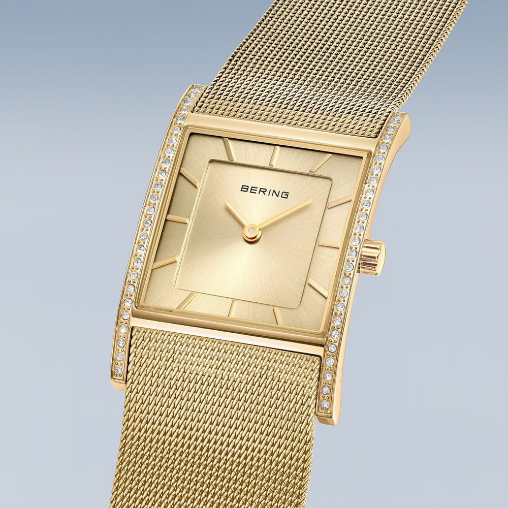 Montre Bering Classic Rectangulaire26mm 10426 333 S Bering Montre Acier inoxydable plaqué or jaune 10426-333-S Montre Bering Classic Rectangulaire Or 26mm 10426-333-S | Mathieu Blanchard Mathieu Blanchard Joaillerie