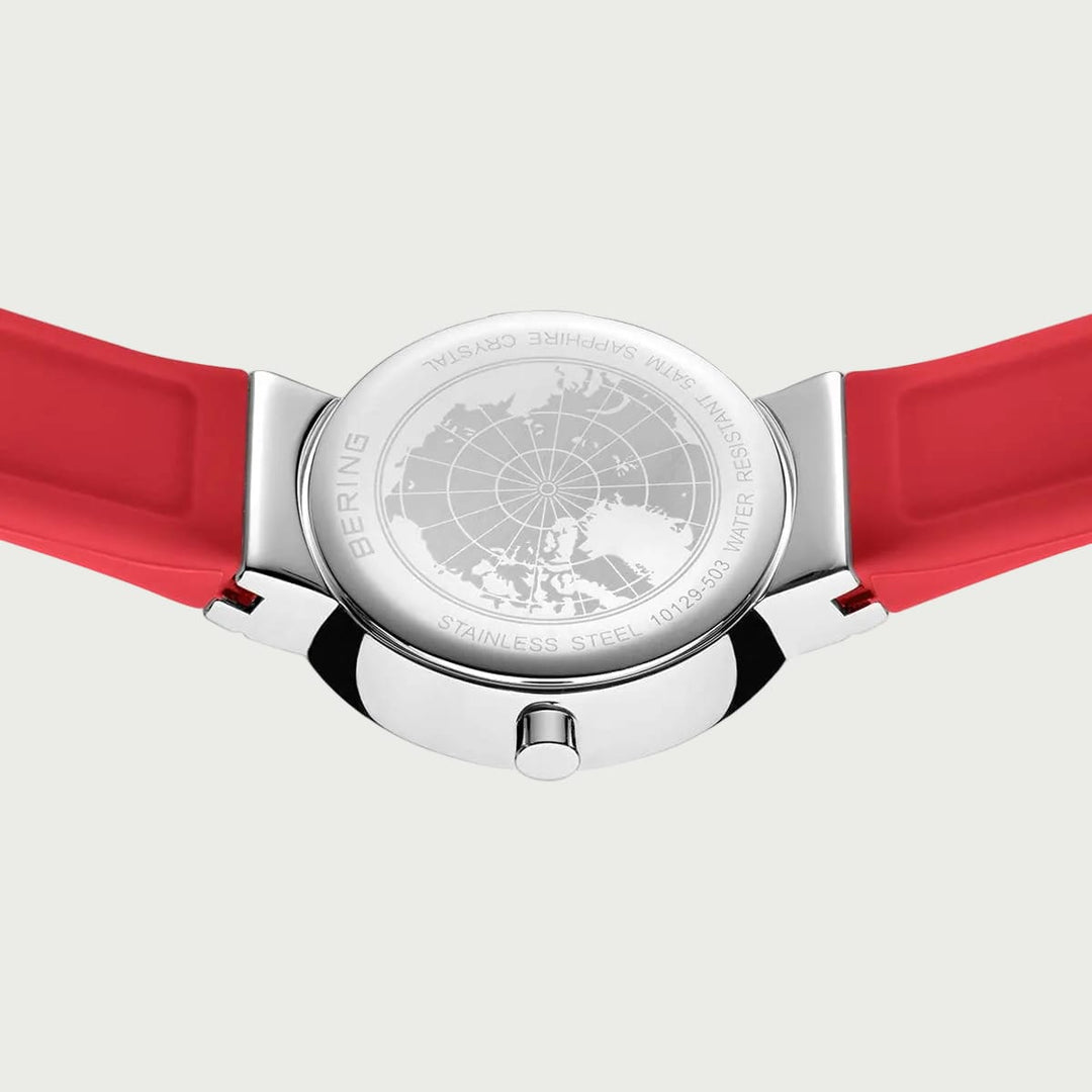 Montre Bering Classic Rouge 29mm 10129 503 Bering Montre Acier inoxydable 10129-503 Montre Bering Classic Rouge 29mm 10129-503 | Mathieu Blanchard Mathieu Blanchard Joaillerie