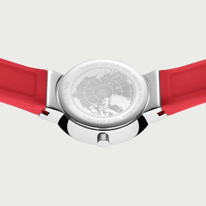 Montre Bering Classic Rouge 29mm 10129 503 Bering Montre Acier inoxydable 10129-503 Montre Bering Classic Rouge 29mm 10129-503 | Mathieu Blanchard Mathieu Blanchard Joaillerie