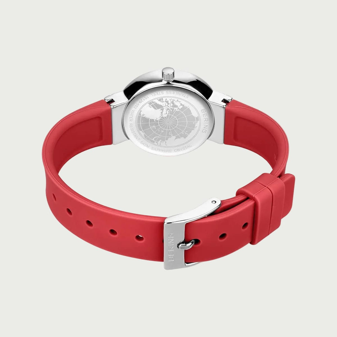 Montre Bering Classic Rouge 29mm 10129 503 Bering Montre Acier inoxydable 10129-503 Montre Bering Classic Rouge 29mm 10129-503 | Mathieu Blanchard Mathieu Blanchard Joaillerie