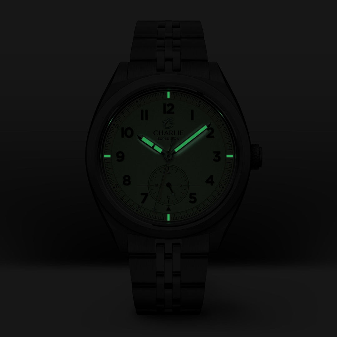 Montre Charlie Paris GR 24h Brun 40 mm en acier inoxydable Charlie Paris Montre Montre Charlie Paris GR 24h - Brun 40 mm | Dépositaire Officiel Canada | Mathieu Blanchard Joaillerie Mathieu Blanchard Joaillerie