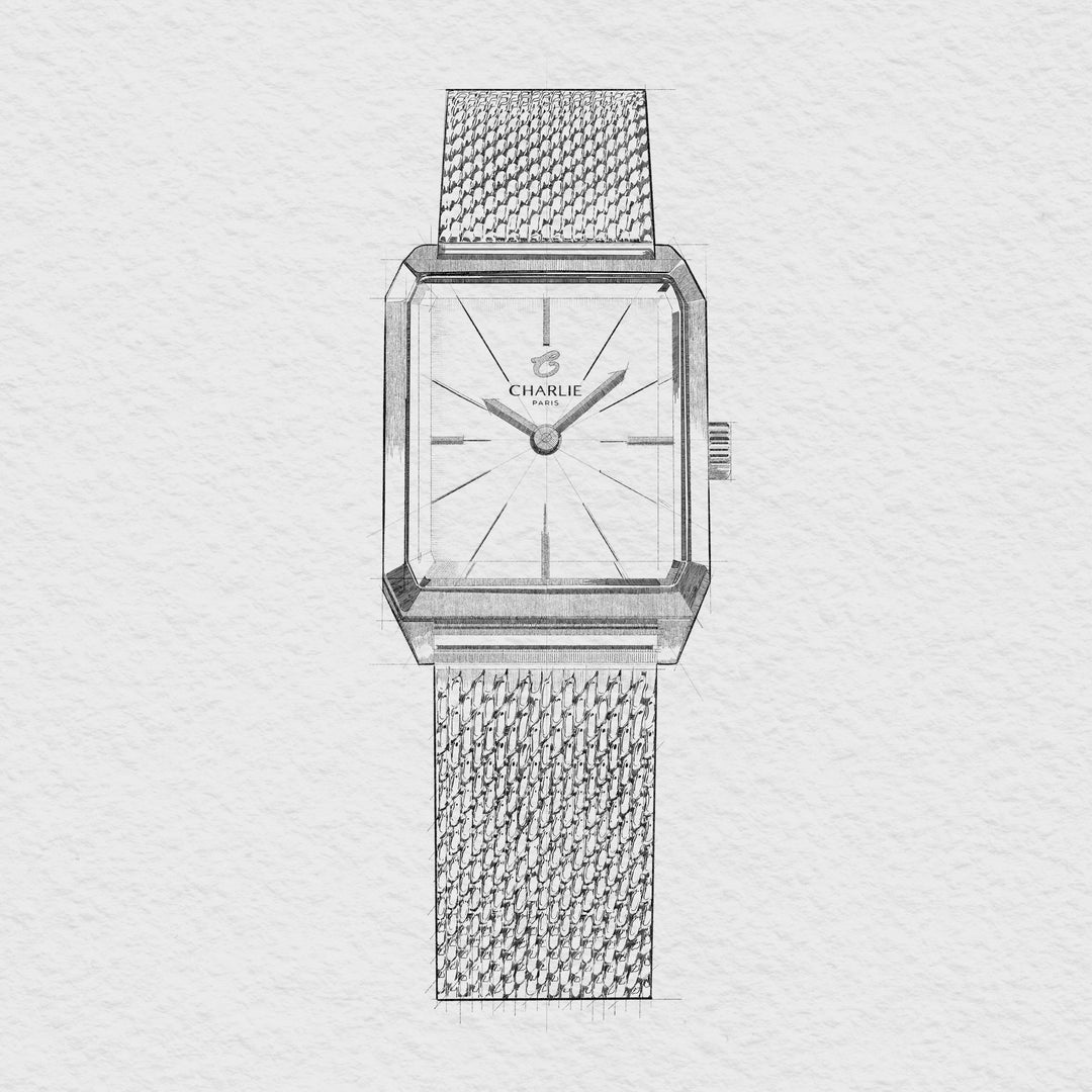 Montre Charlie Paris MONCEAU Minuit 36 mm Charlie Paris Montre Maille milanaise / Acier inoxydable MON-21-009 / B14-M-C Montre Charlie Paris MONCEAU Minuit 36 mm | Dépositaire Officiel Canada | Mathieu Blanchard Joaillerie Mathieu Blanchard Joaillerie