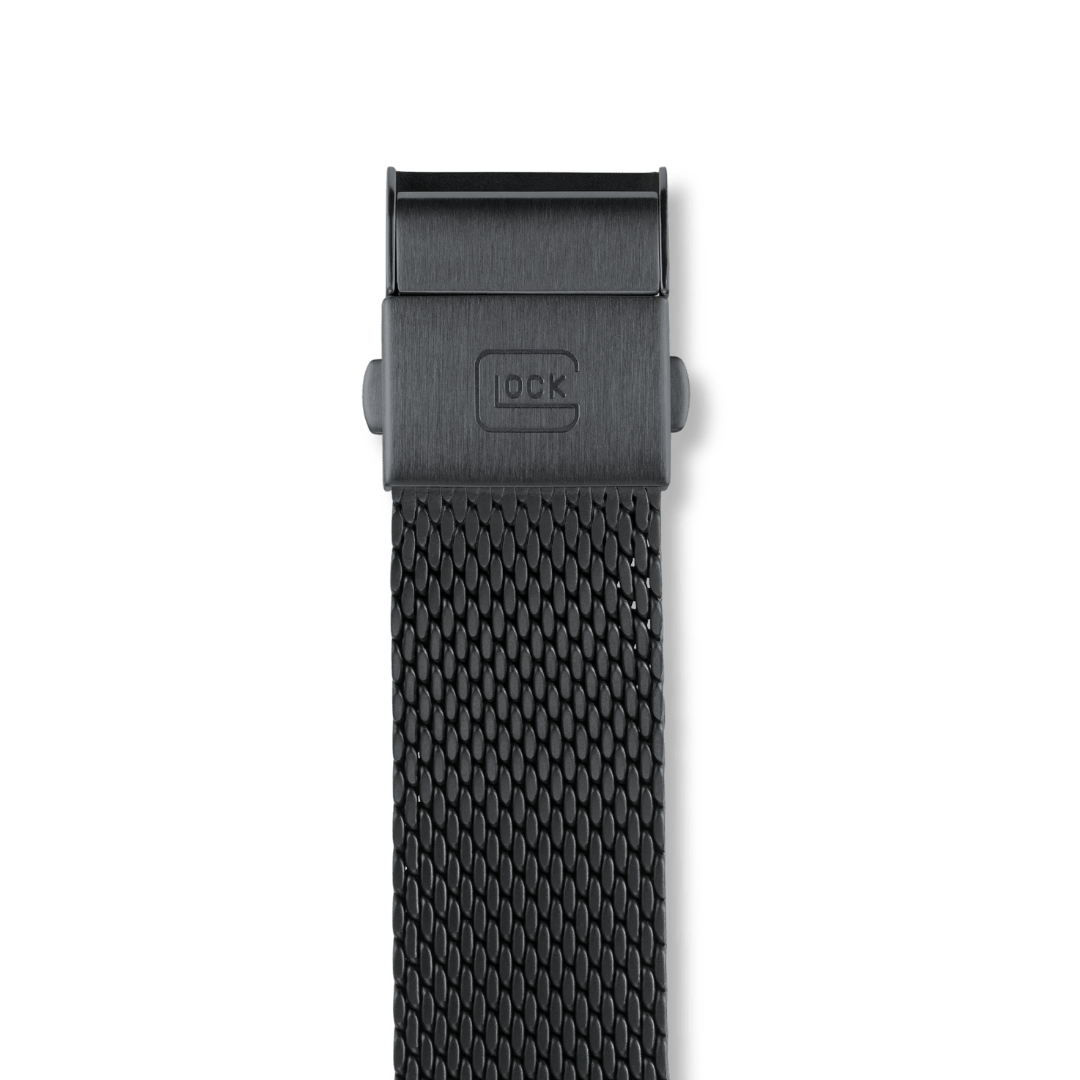 Montre GLOCK 42mm - Argent &amp; Noir GW19-2-22 GLOCK Montres Acier inoxydable GW19-2-22 Montre GLOCK 42mm Argent &amp; Noire GW19-2-22 | Mathieu Blanchard Mathieu Blanchard Joaillerie