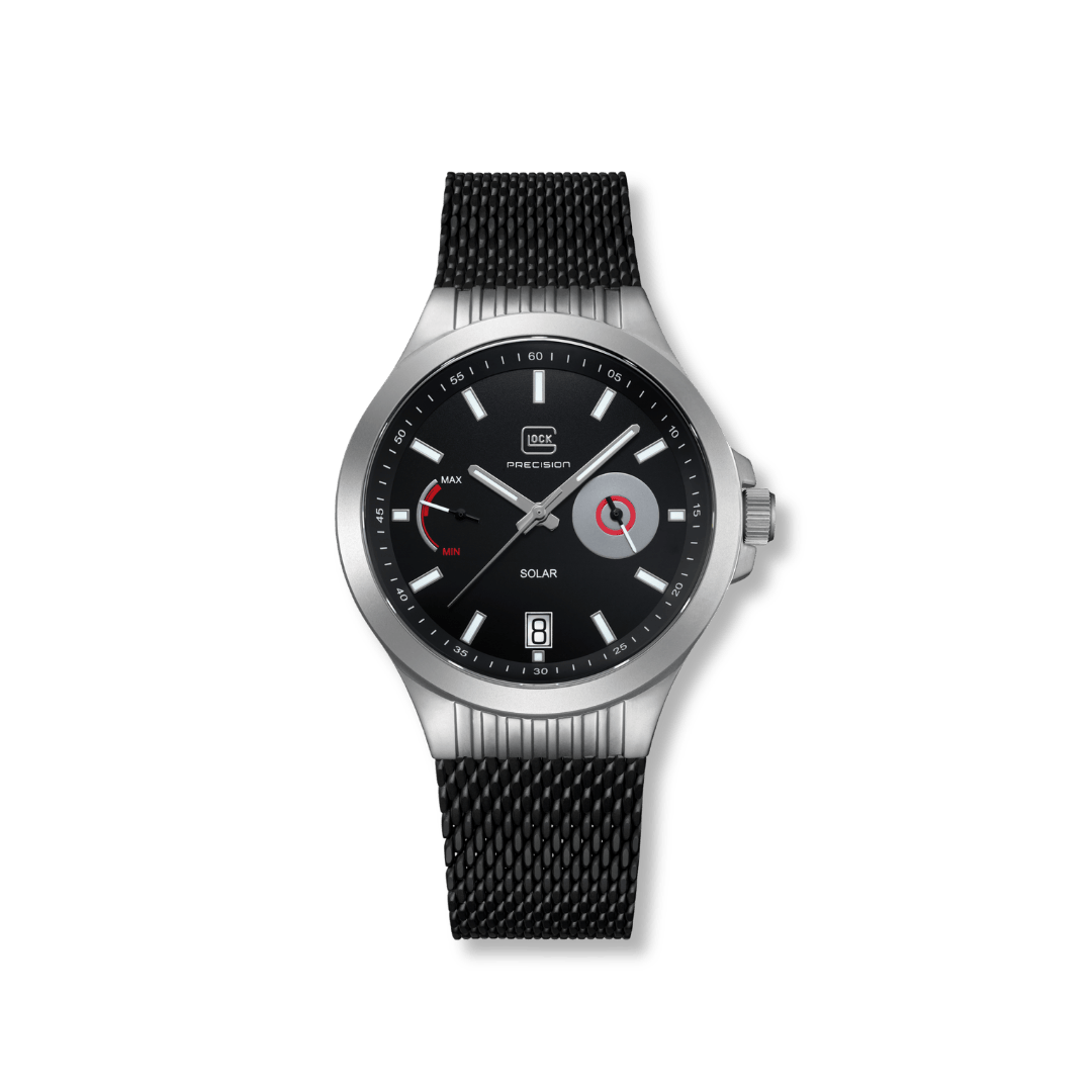 Montre GLOCK 42mm - Argent & Noir GW19-2-22 GLOCK Montres Acier inoxydable GW19-2-22 Montre GLOCK 42mm Argent & Noire GW19-2-22 | Mathieu Blanchard Mathieu Blanchard Joaillerie