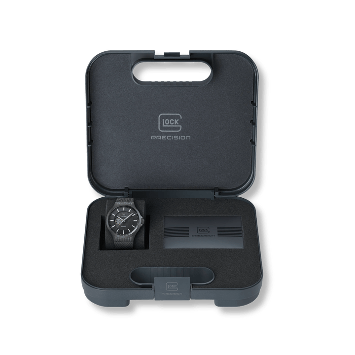 Montre GLOCK Automatique 44mm - Noir GW-13-1-24 GLOCK Montres Acier inoxydable plaqué noir GW-13-1-24 Montre GLOCK Automatique 44mm GW-13-1-24 | Mathieu Blanchard Mathieu Blanchard Joaillerie