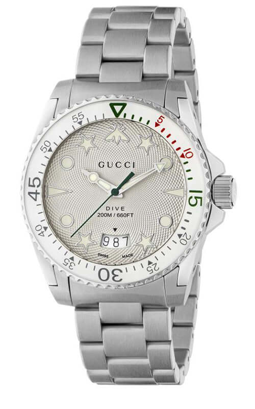 Gucci DATE Montre Gucci Dive XL 45mm Mens  YA136336