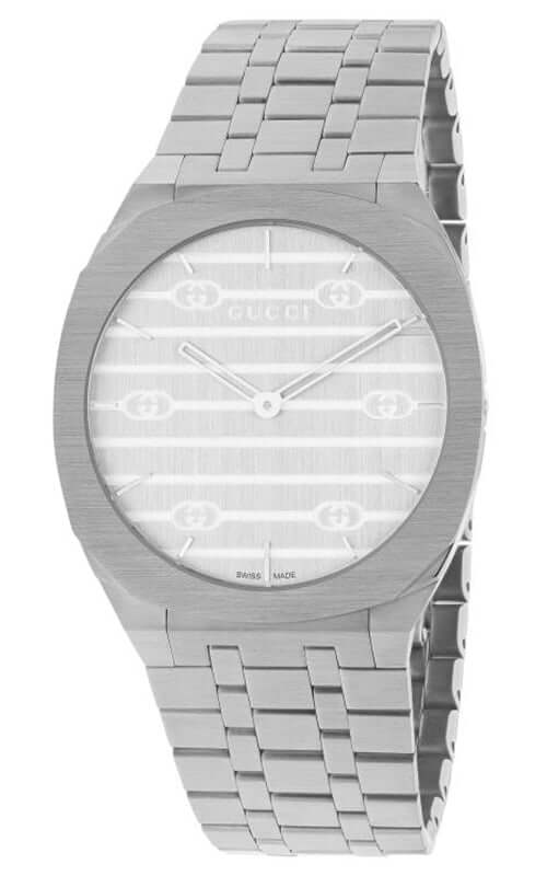 Gucci QUARTZ Montre Gucci 'Montre Gucci 25H' Steel  YA163402