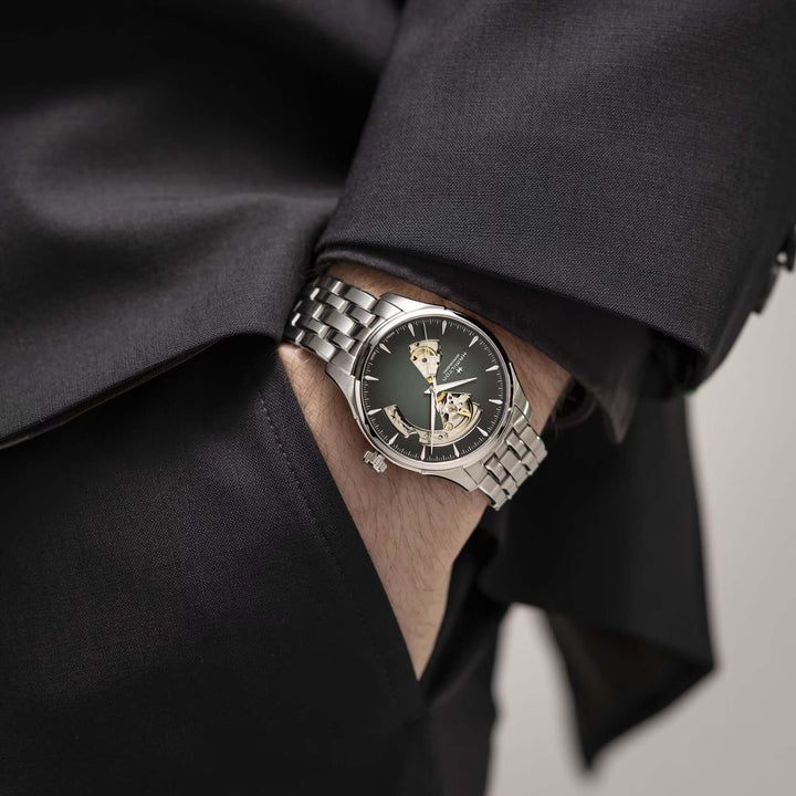 Hamilton Watches Montre Hamilton Jazzmaster Coeur ouvert  H32675160