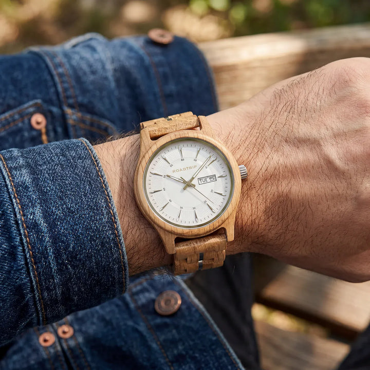 Roadtripmadewood Montre en bois Montre Roadtrip - L’Éveil en bois