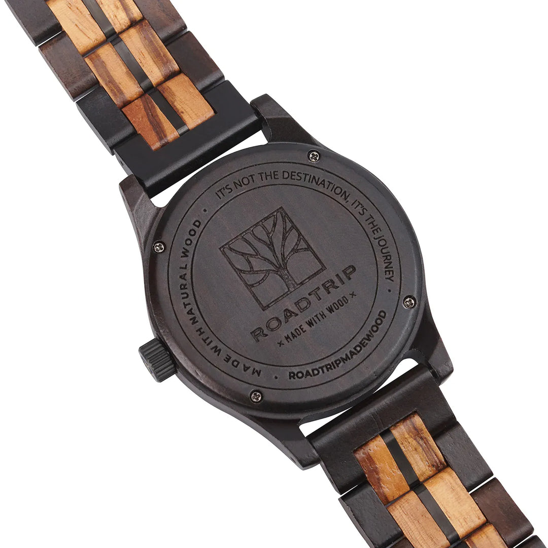 Roadtripmadewood Montre en bois Montre Roadtrip - L’Instinct en bois