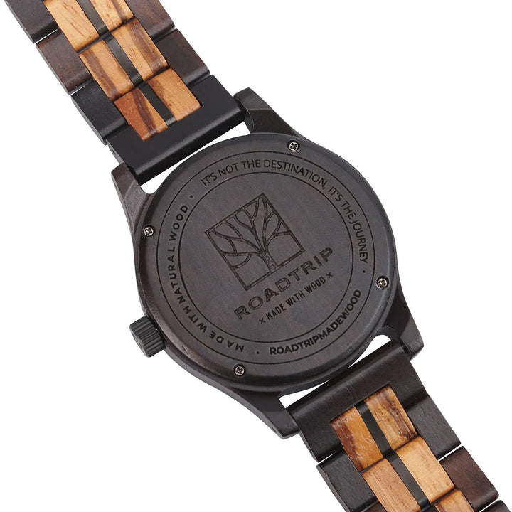 Roadtripmadewood Montre en bois Montre Roadtrip - L’Instinct en bois