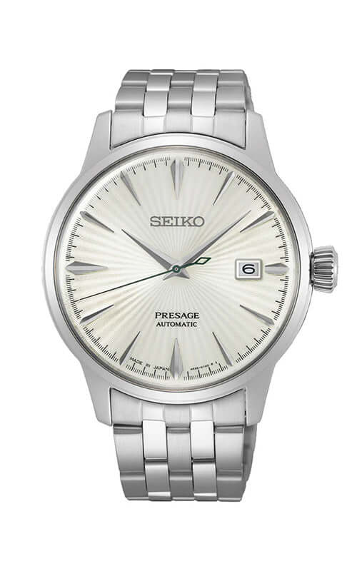 Seiko TIME & DATE Montre Seiko Presage Men's Cocktail Time "Martini" Automatique SRPG23J1