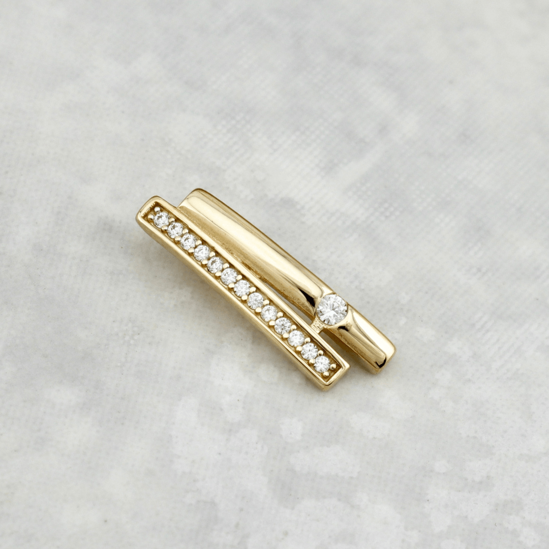 - Breloques et pendentifs Pendentif Barre en or 10K