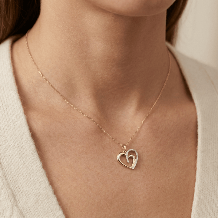 Pendentif Cœur en or 10K - Colliers Pendentif Coeur en or solide 10K | Bijouterie Mathieu Blanchard Mathieu Blanchard Joaillerie