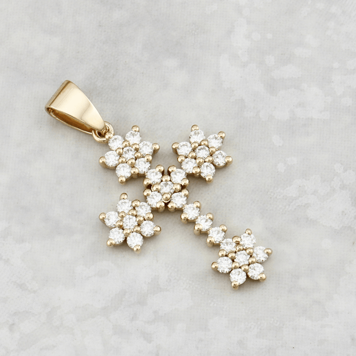 Pendentif Croix Mathieu Blanchard Pendentif Croix en or et  diamants | Mathieu Blanchard Mathieu Blanchard Joaillerie