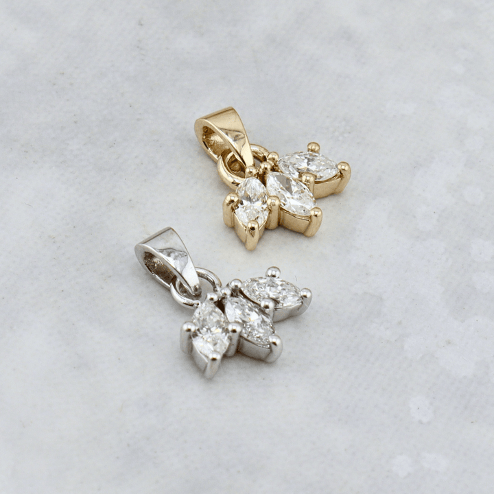 Pendentif Oasis de diamants Mathieu Blanchard Collier Pendentif Marquise sur mesure en or et diamants | Mathieu Blanchard Mathieu Blanchard Joaillerie