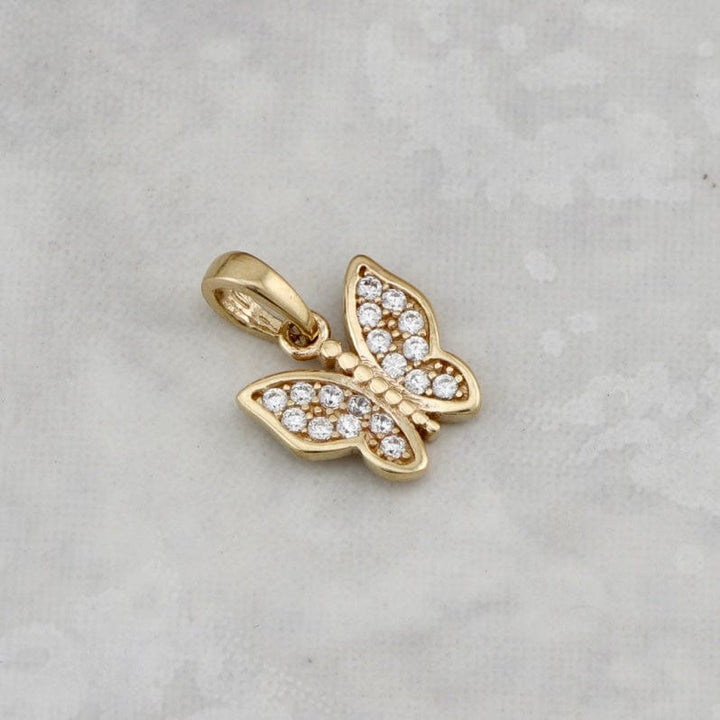 Pendentif Papillon - Breloques et pendentifs Pendentif Papillon en or 10K | Mathieu Blanchard Joaillerie Mathieu Blanchard Joaillerie