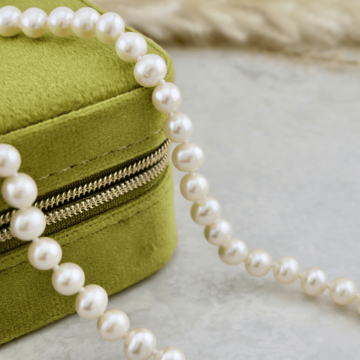 Perles 5.5 mm et or jaune 14K Mathieu Blanchard Joaillerie Collier ou bracelet Perles d&