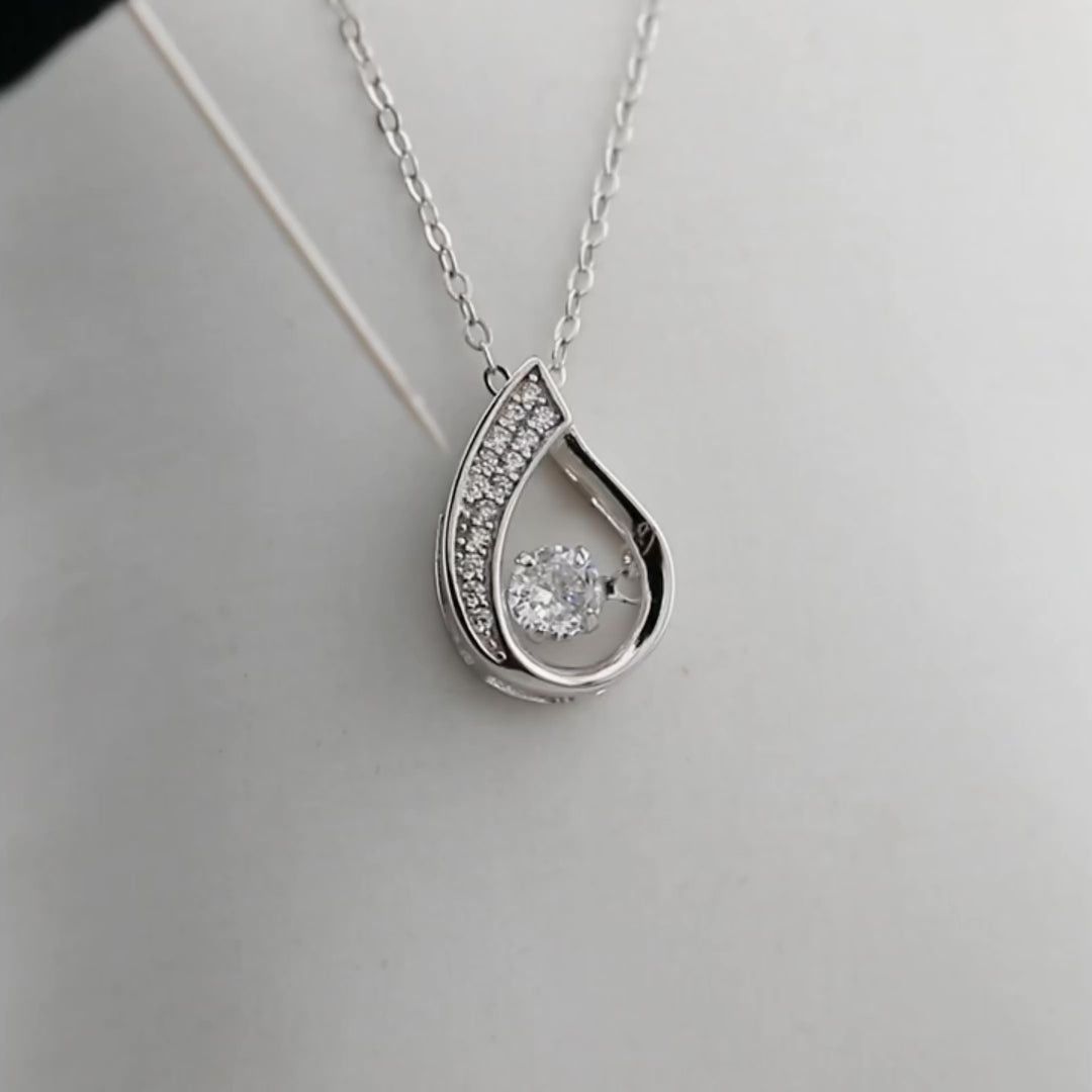 Drop Sterling Silver Necklace