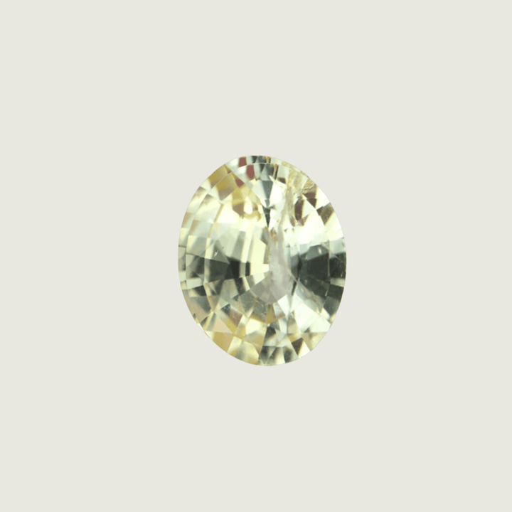 Saphir Naturel Amarillo Taille Ovale 6.3 x 7.8 mm Mathieu Blanchard PSAM19687S Saphir Naturel Amarillo Taille Ovale 6.3 x 7.8 mm Mathieu Blanchard Joaillerie