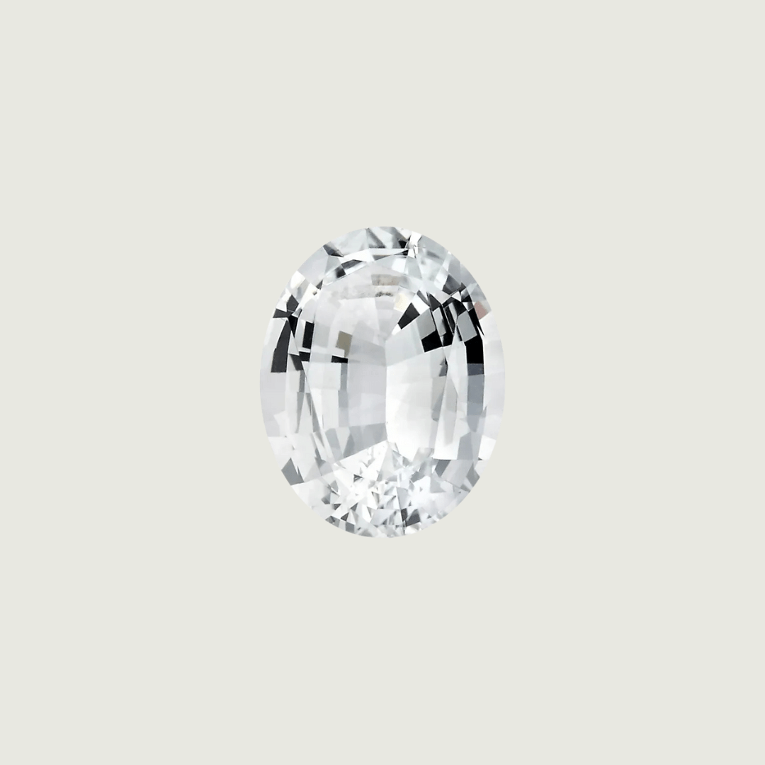 Mathieu Blanchard Saphir Naturel Taille Oval 3x4mm