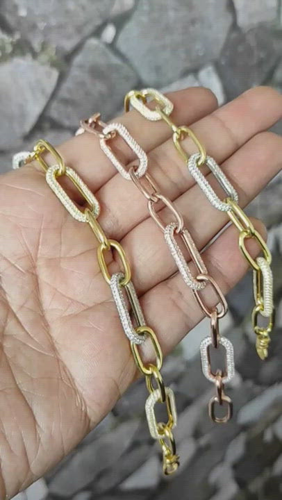 Sterling Silver Silver Massive Chain Bracelet