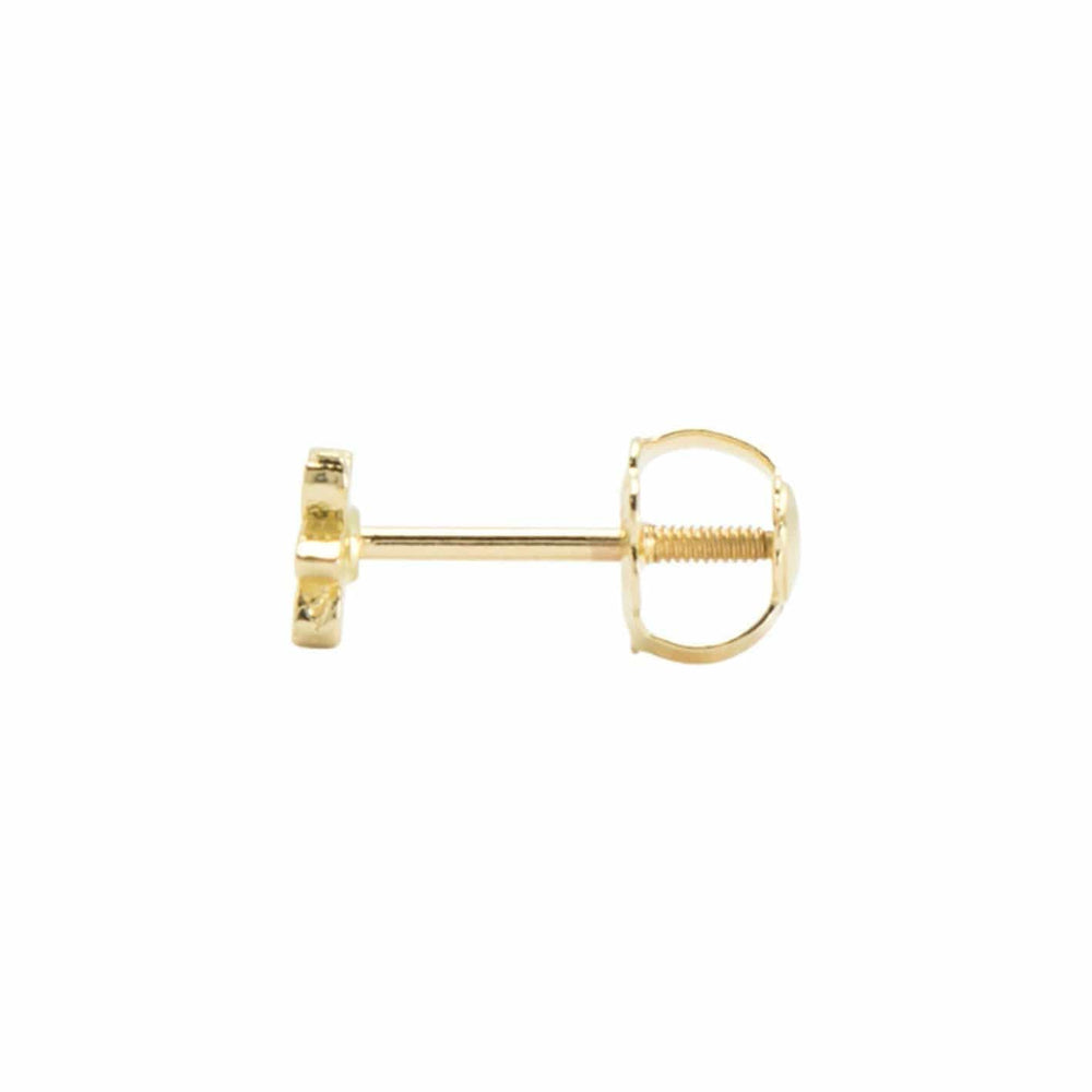 - Boucles d'oreilles Petites étoiles et cz sur or 10K