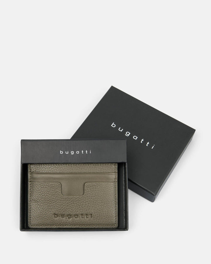 Bugatti ACCESSOIRES Porte-cartes avec protection RFID en cuir