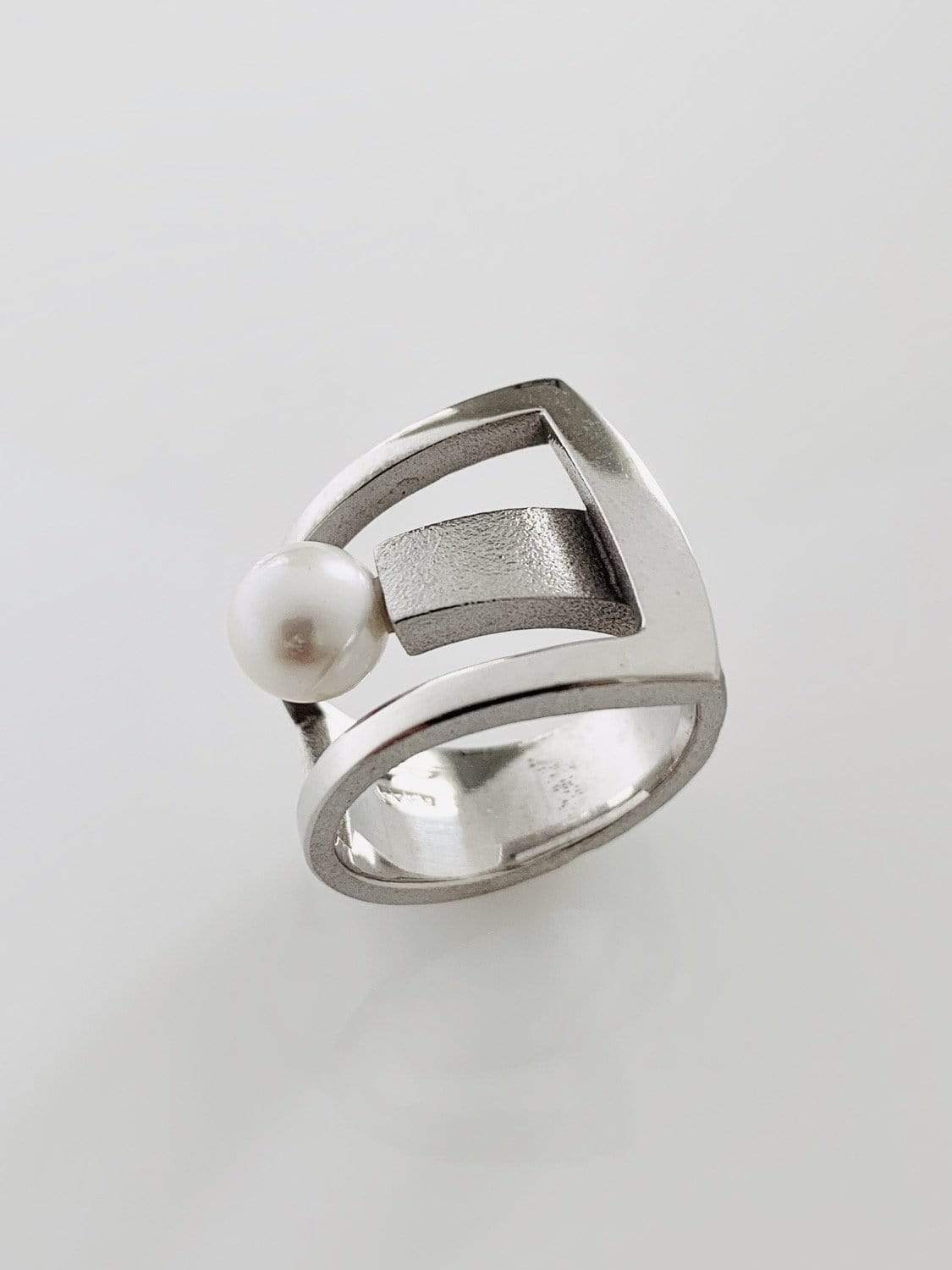 Pearl silver sale ring buy online