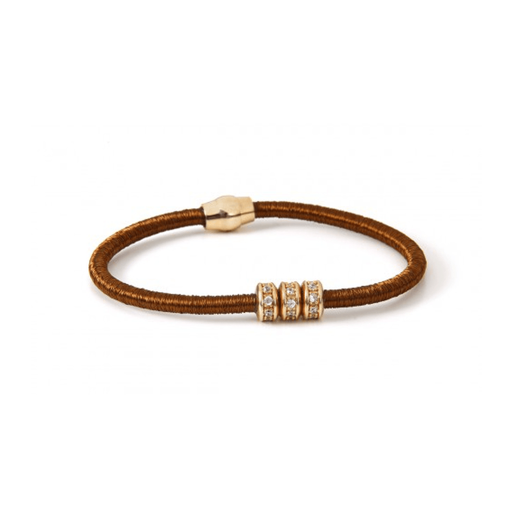 Copper and silver bracelet 925 gold plated Mathieu Blanchard Joaillerie