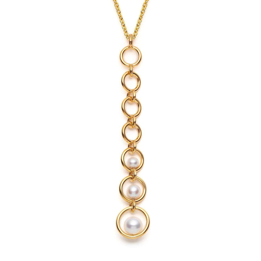 Lynn Légaré Joaillerie Pendentifs Chaîne de 61 cm / Doré Collier Félicia en argent sterling et perles