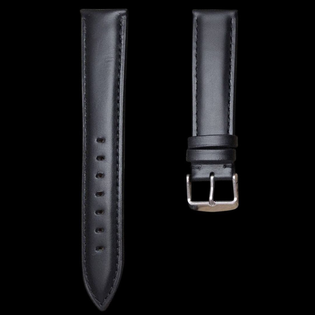 Mathieu Blanchard Bracelets de montre Bracelet de montre en cuir noir