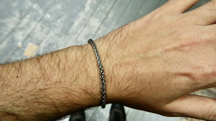 Mathieu Blanchard Chaîne Chaîne Blé 4mm La Force en acier 20 pouces