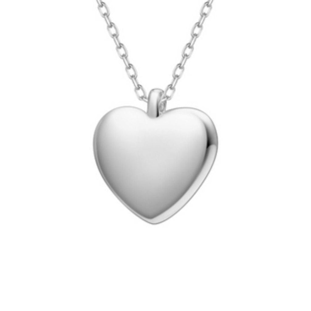 【HYERES LOR】Pebble Heart Silver Material T-Bar Necklace(S) HYERES LOR】Pebble Heart Silver Material T-Bar Necklace(S