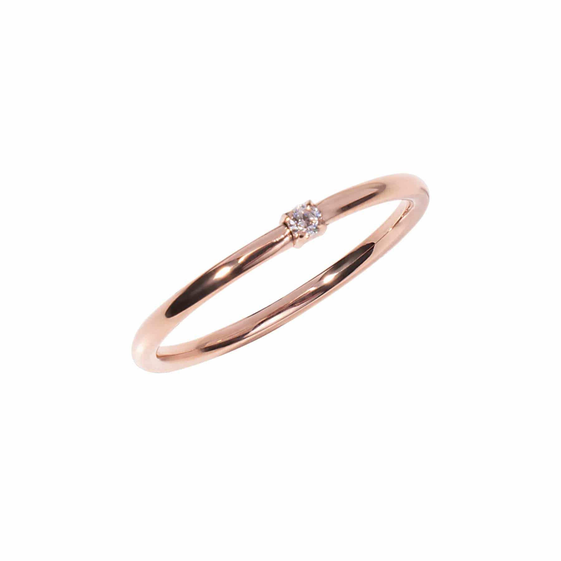 Bague Promesse en acier inox Mia Bijoux x Mathieu Blanchard