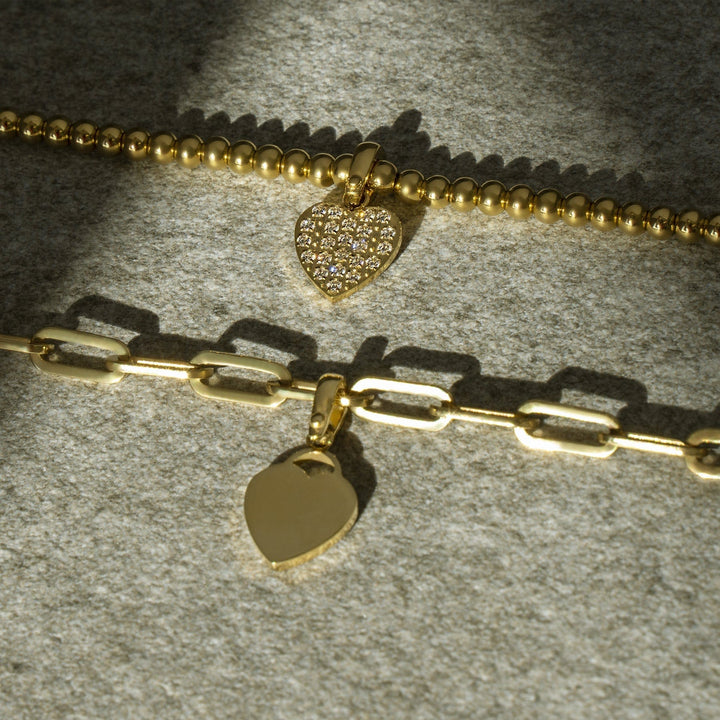 Mia bijoux Breloques et pendentifs Pendentif Amour Rayonnant en acier