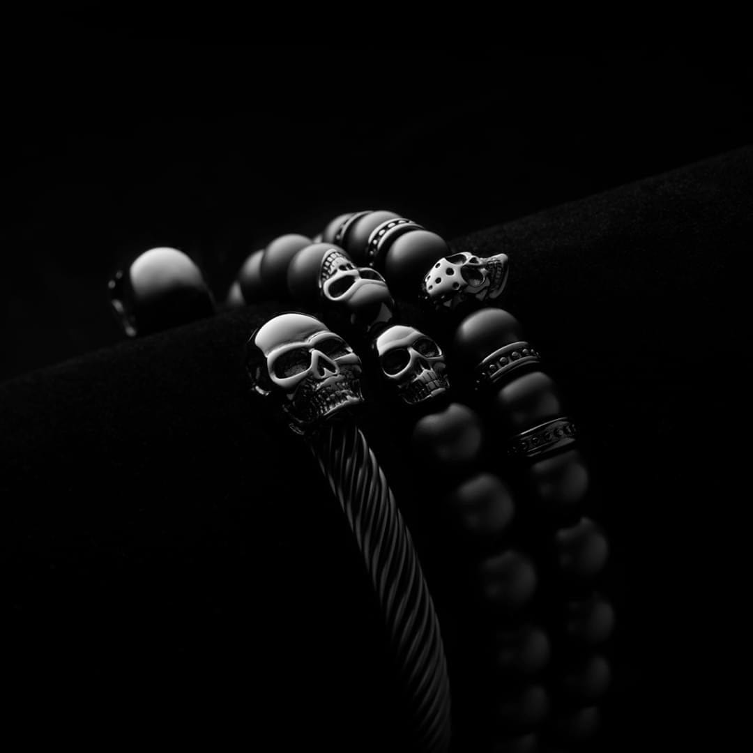 SkeletonHD Bracelets Ensemble de 3 bracelets Storm