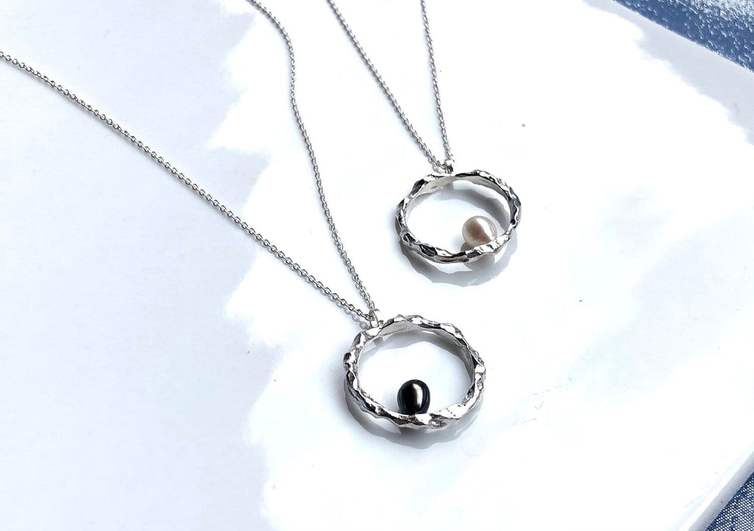 Sonia Bandulet Artiste Joaillier Colliers Collier Perle de vie en argent sterling et perle