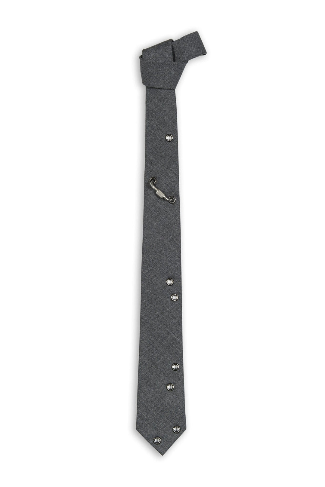Swell Fellow Cravate 2.5" x 58" - Sans le mouchoir assorti / Gris / 100% Laine Cravate Bruno